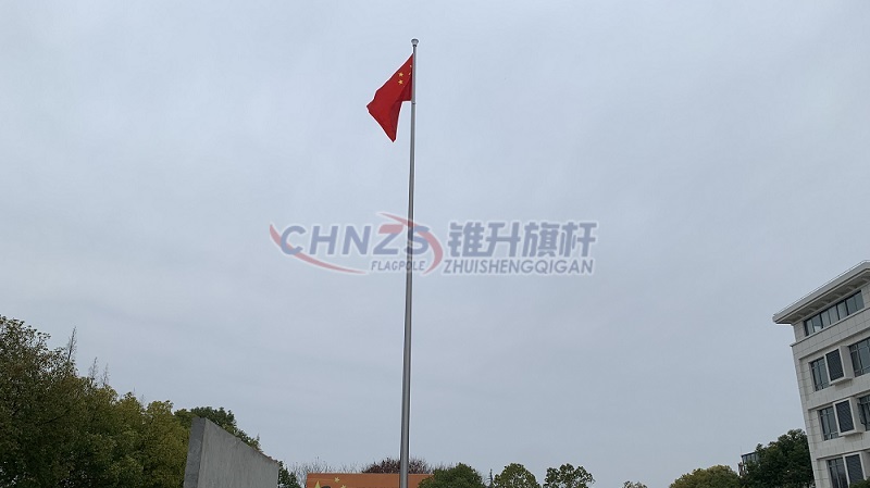 武警不锈钢旗杆安装
