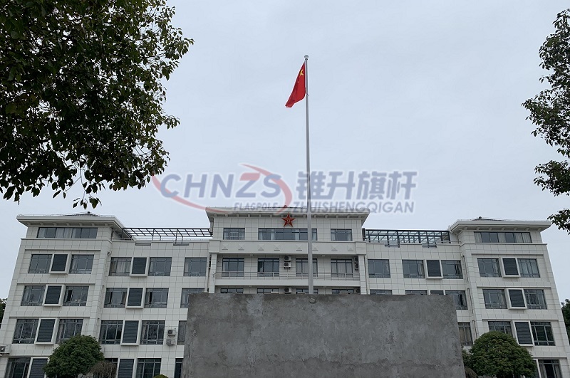 崇明武警旗杆安装
