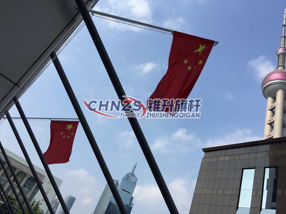 不锈钢斜插旗杆